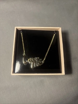 Victoria's Secret любить меня 18 «желтое золото покрытием цепочка новый в коробке  - Изображение 1 из 4