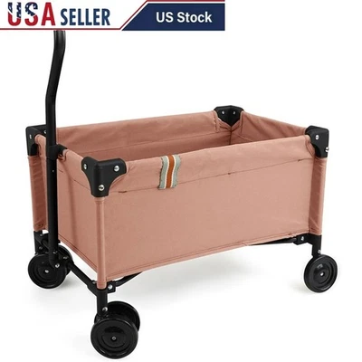 Carro plegable tirador niños mango ajustable juguete almacenamiento conveniente carro nuevo Foto 1 de 4