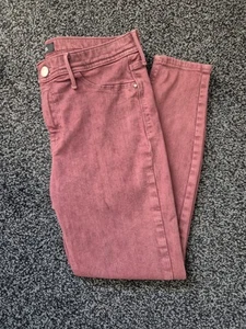 Pink River Island Skinny Jeans Size 14 Short Length - Picture 1 of 13