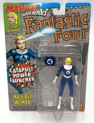 Boneco de ação vintage 1992 Toy Biz Marvel Fantastic Four INVISIBLE WOMAN 5" MOC - Imagem 1 de 3