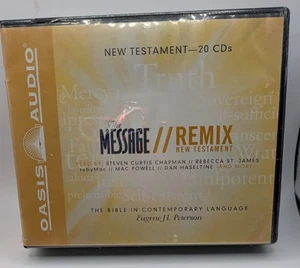 The Message New Testament Bible by Eugene Peterson 2008 Audiobook 20 CDs SEALED - Picture 1 of 3
