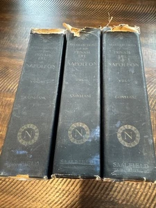 1911 Recollections Of The Private Life Of Napoleon- Volume 1, 2, 3 By Constant - Bild 1 von 6
