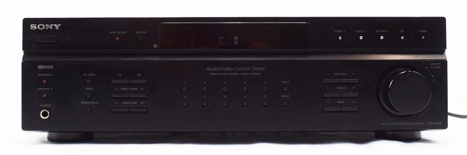 SONY FM Stereo FM / AM Receiver STR-DE197 Ohne Fernbedienung 252068 - Bild 1 von 4