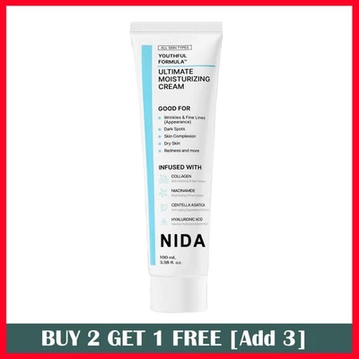 Nida Youthful Formula Ultimate Moisturizing Cream, Nida Crema Coreana 3.38 fl oz - Image 1 of 4