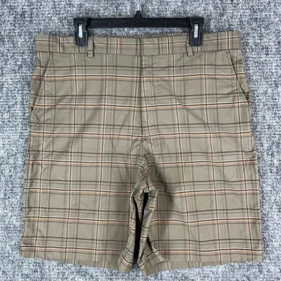 Pantalones Cortos Walter Hagen Para Hombres 36 Golf Cuadros Sueltos Elastizados Bermudas Informales Atléticos Foto 1 de 4