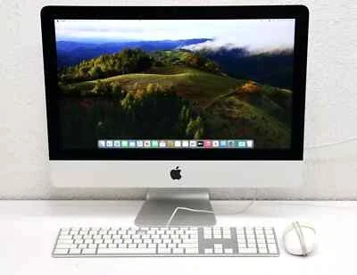 2019 Apple iMac 21.5"  3.6GHz i3 8GB Ram 1tb wired keyboard mouse - Image 1 of 4