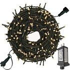 Christmas String Lights Outdoor Fairy Light 300 Led 99ft Connectable 8 Modes&...