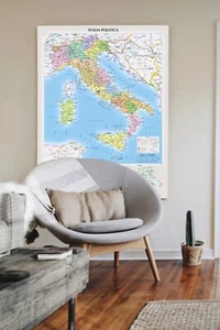 Quadro Planisfero arredamento di interni in diverse dimensioni e materiali - Foto 1 di 24
