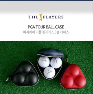 PGA TOUR Official License 3 Golf Ball Pouch Hard Case - Picture 1 of 22