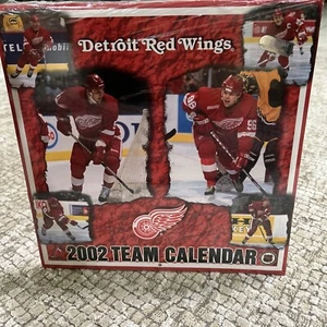 Detroit Red Wings 2002 Calendar New in plastic - Picture 1 of 2