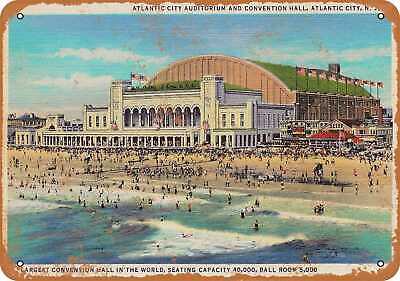 Metal Sign - Atlantic City Auditorium Day -- Vintage Look • 21.95$