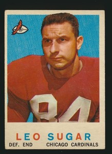 1959 Topps Leo Sugar #154 Rookie RC Cardinals VG