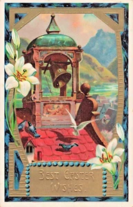 Geprägte - Beste Osterwünsche - Everett Washington - Vintage um 1909 Postkarte (E6) - Bild 1 von 5