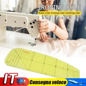 Hot Ironing Ruler Patchwork Tailor Measuring DIY Craft Stitching Sewing Supplies - Imagen 1 de 7