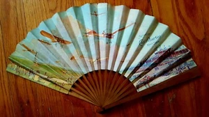 Antique Advertising Hand Fan, Cafe Martin, Ca. 1900-1930 - Picture 1 of 7