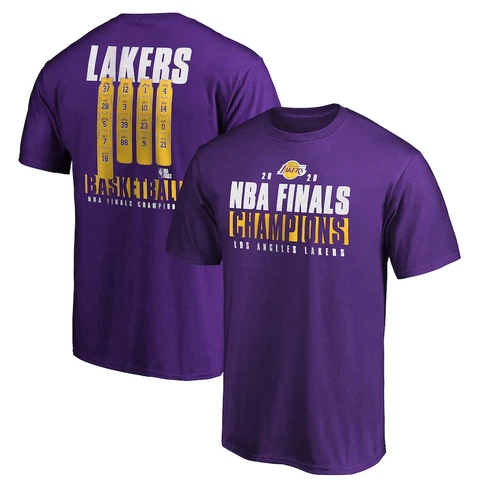 Men's Los Angeles Lakers 2020 NBA Finals Champion Purple T-Shirt-Lrg, XL, 2XL Cover