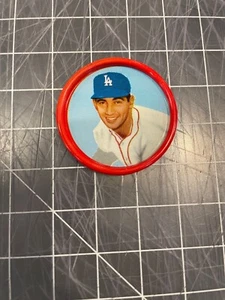 1963 SALADA COIN #SANDY KOUFAX LOS ANGELES DODGERS MINT CLEAN - Picture 1 of 2