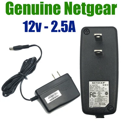 Genuine OEM Netgear AC Power Adapter for Orbi WiFi AX4200 Tri-Band RBS750 RBR750 - Image 1 of 4