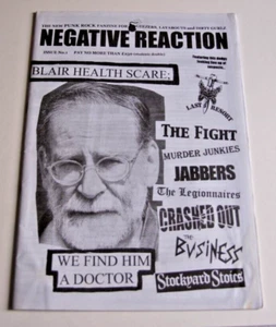 Negative Reaction Zine #1 The Last Resort Murder Junkies Jabbers Business Fight - Picture 1 of 3