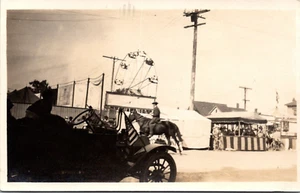 REAL PHOTO POSTCARD - FAIR - FERRIS WHEEL - OLD REAL PHOTO POSTCARD - Picture 1 of 1