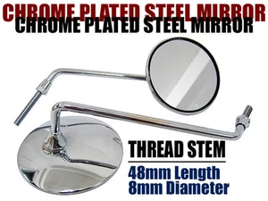 SUZUKI TC200 T200 X5 T20 T21 X6 TC250 T305 TC305 S31 S32 MIRROR 1PAIR [C8/48] - Picture 1 of 4