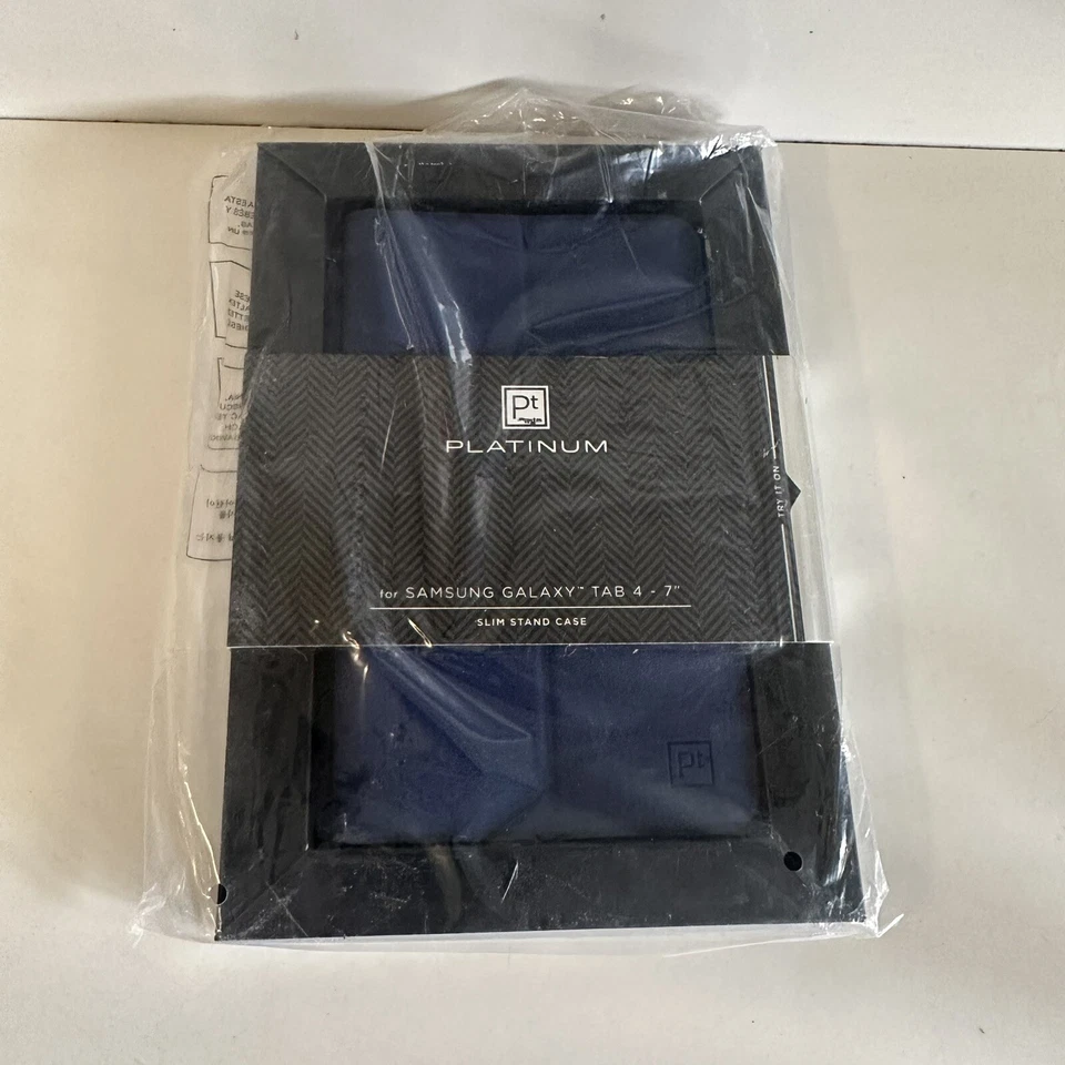 Platinum Slim Stand Case for Samsung Galaxy Tab 4 7.0" Blue - Image 1 of 3