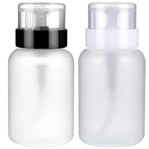 2 Stück Pressflaschenspender Make-up Entferner Pumpe Push Down Plastikflaschen - Bild 1 von 11