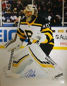Tuukka Rask Boston Bruins Signed Autographed 2019 Winter Classic Protect V 16x20 - Picture 1 of 1