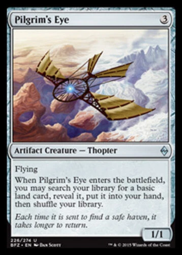 MTG-4x-Near Mint, English-Pilgrim's Eye-Battle for Zendikar - Image 1 of 1