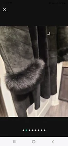 fox fur winter coats hooded - Picture 1 of 8