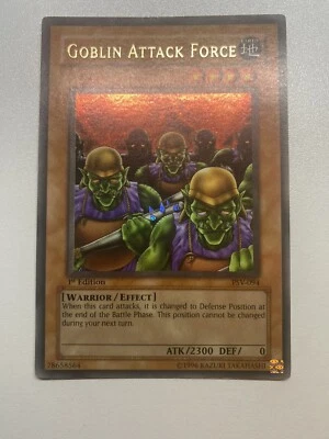 Yugioh Goblin Attack Force 1st Edition Ultra Rare PSV-094 HP - Image 1 of 4