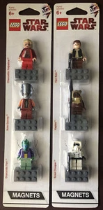 LEGO Star Wars Minifigure Magnets Palpatine Gunray  Farr Solo Scout Paploo New - Picture 1 of 3