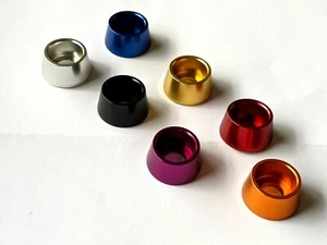 M10 Load Spreading Cone Washer Anodised Aluminium - Picture 1 of 33