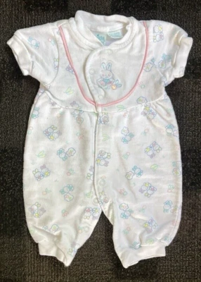 Mono Vintage Bright Future Bebé Una Pieza Algodón Pesado Talla 0-3 Meses Años 90 Foto 1 de 4
