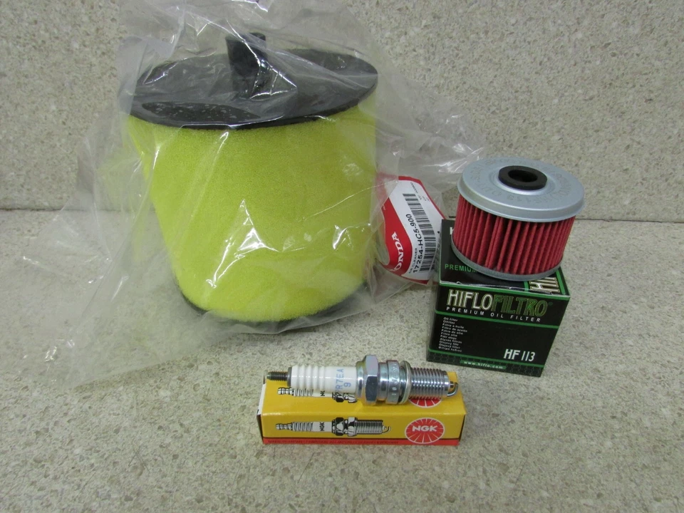 95-03 HONDA TRX400 FOREMAN 400 4X4 TUNE UP KIT AIR FILTER OIL FILTER SPARK PLUG - Image 1 of 1
