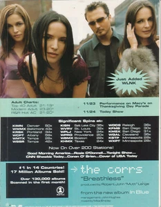 Anuncio The Corrs 2000 - Anuncio sin aliento WLNK acaba de agregarse - Imagen 1 de 1