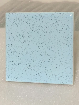 Vintage Stylon cerámica #211 Stardust azul 4-1/4" x 4 1/4" brillo Foto 1 de 4