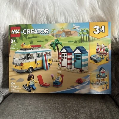 Brand New Sealed LEGO 31138 Creator 3in1 Beach Camper Van, summerhouse - Image 1 of 3