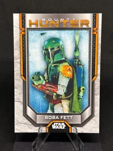 Tarjeta parche Boba Fett 2021 Topps Star Wars Bounty Hunters #PBH-BF - Imagen 1 de 3