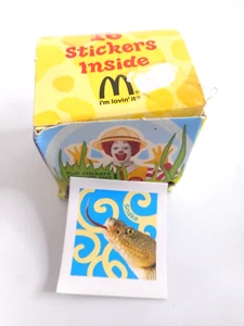 McDonald’s 2007 caja en cubos decorada dispensador 16 pegatinas impresión interior Argentina - Imagen 1 de 12