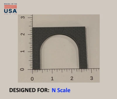 Portal túnel tren único piedra escala N - Paisaje ferroviario modelo N Foto 1 de 2