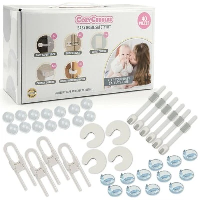 Child Safety Kit - Locks for Cabinets, Drawers, Corner Guards, Outlet Covers - Image 1 of 4