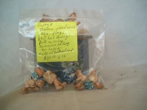 VTG THORENS WOOD MUSIC BOX SWITZERLAND FOR REPAIRS - Picture 1 of 12