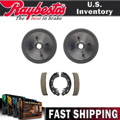 Kit trasero tambores de freno y zapatas de freno para Mitsubishi Galant 1985-1987 - Raybestos Foto 1 de 4