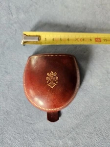 Portamonete tacco in cuoio artigianale fiorentino senza cuciture Vintage  - Foto 1 di 6