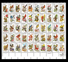 USA 1532-81 **, Zusammendruckbogen, Vögel + Blumen der 50 Staaten, postfrisch