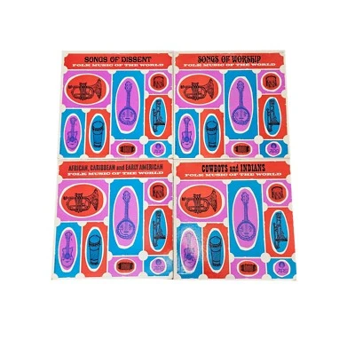 Leadbelly FOLK MUSIC OF THE WORLD ARS AR 1043 1044 1045 1046 Songs Of Worship - Image 1 of 4