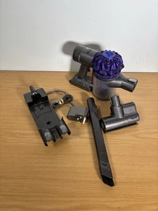 Dyson V6 Purple Animal Handheld Vacuum Cleaner Cordless Tools Charger Mount Used - Picture 1 of 18