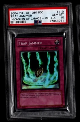 2002 Yu-Gi-Oh! MRD-128 1st Edition Magic Jammer NA English PSA 10 GEM MINT - Image 1 of 2