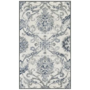 Blooming Damask Area Rugs - Made in USA – Washable, Non Slip Indoor Carpet fo... - Picture 1 of 8